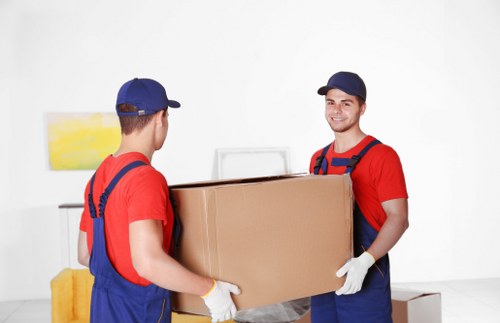 Local office movers coordinating a Marylebone relocation