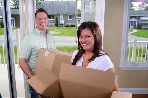 Organised unpacking service for a central London property