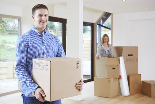 Careful loading of furniture during a central London house move