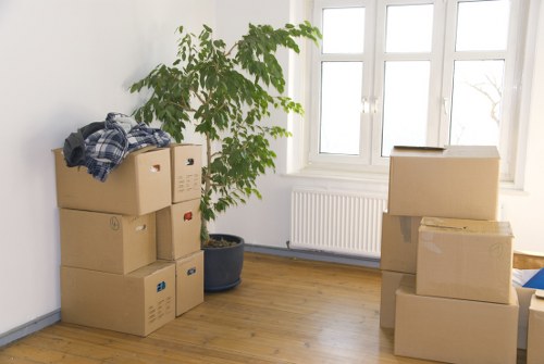 Packing and loading furniture for a Marylebone home removal