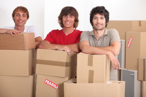 Recycling and waste separation during a Marylebone removal service