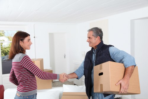 Careful furniture protection during a central London removal job
